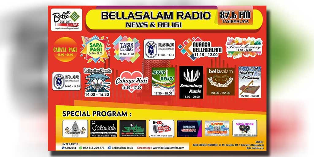 Program Acara Radio Bellasalam