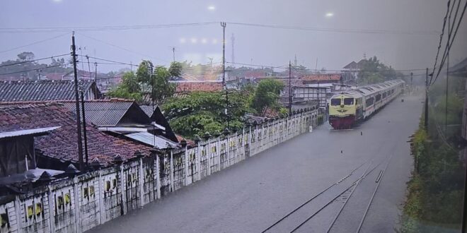 Dampak Banjir di Wilayah Daop 4 Semarang