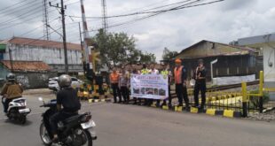 KAI Daop 2 Bandung Mengajak Seluruh Masyarakat Untuk Tidak Menerobos Palang Pintu Perlintasan Sebidang